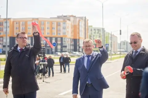 В Бресте открыт участок улицы Мытная до Варшавского шоссе