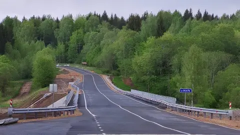 В Витебской области после года ремонта открыт мост на дороге Н-3950