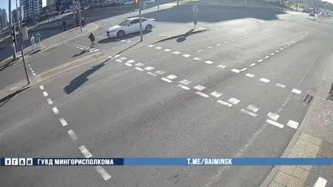 Ребенок госпитализирован после ДТП на регулируемом переходе в Минске