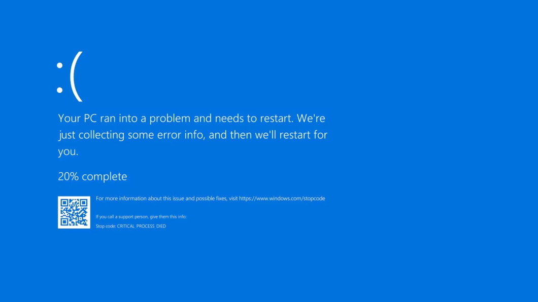 Microsoft изменит дизайн экрана критических ошибок в Windows 11