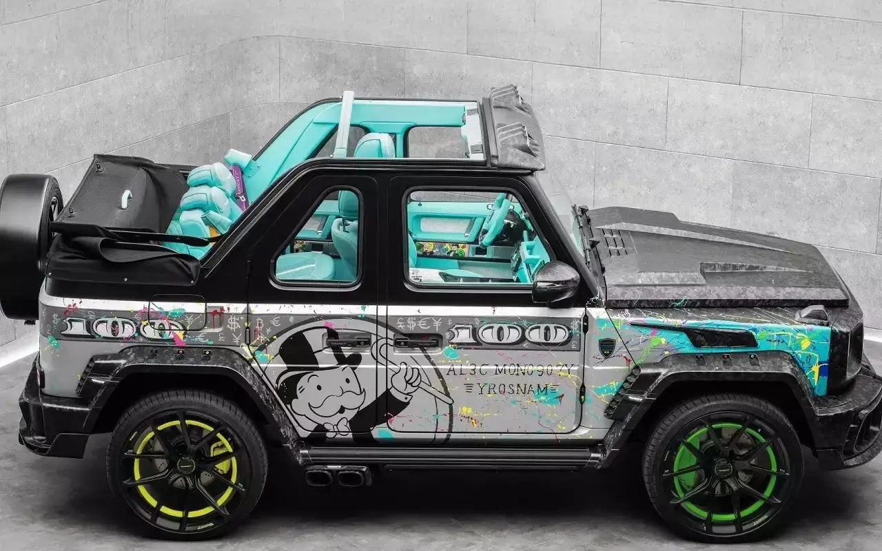 Mansory и поп-художник Алек Монополи создали лимитированный кабриолет на базе G-Class