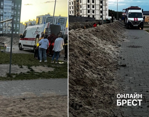 Спасатели в Бресте быстро извлекли деревянный штырь из ноги ребёнка на улице Мытной