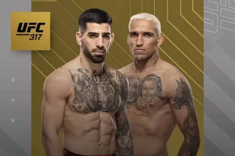 Топурия и Оливейра встретятся в главном бою UFC 317 за титул в лёгком весе