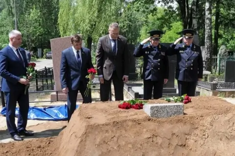 В Минске перезахоронили останки мирных жителей, расстрелянных нацистами