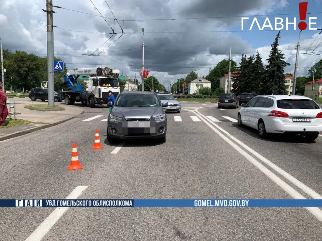 17-летний подросток на электросамокате пострадал в ДТП в Гомеле