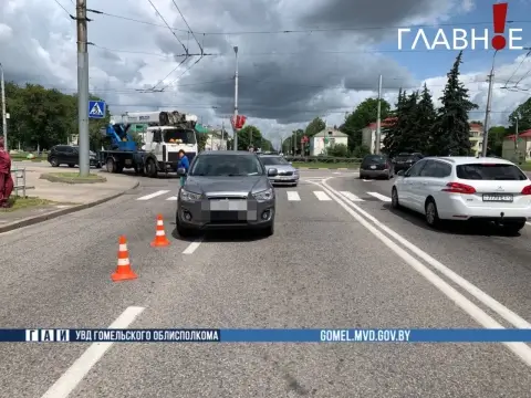 17-летний подросток на электросамокате пострадал в ДТП в Гомеле