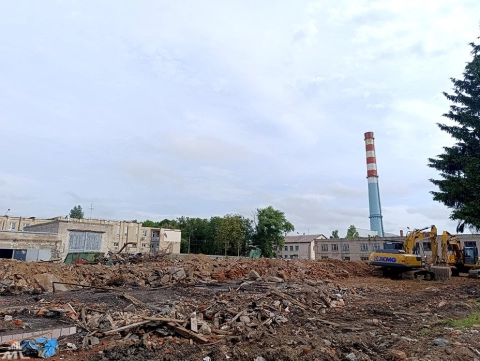 В Минске началась подготовка территории для нового жилого квартала: снос старых зданий и демонтаж инженерных сетей