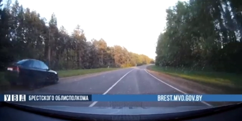 Пьяный 25-летний водитель Citroen задержан после погони на трассе М-10 в Брестской области