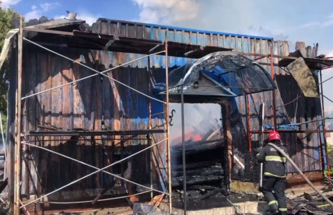 Деревянная церковь XVIII века в агрогородке Степанки полностью уничтожена пожаром