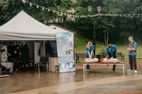 В Гомеле на набережной Сожа пройдет акция «Здоровье в наших руках» с бесплатными обследованиями и обучением СЛР
