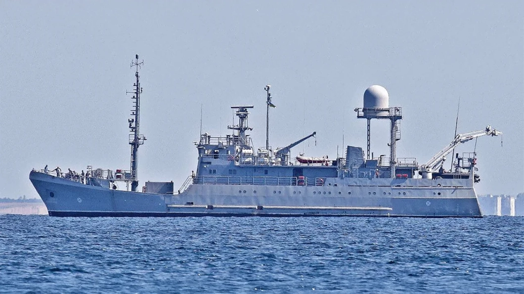 Российский дрон потопил украинский разведывательный корабль «Симферополь» в устье Дуная