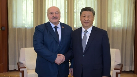 Александр Лукашенко провёл встречу с Си Цзиньпином в Тяньцзине