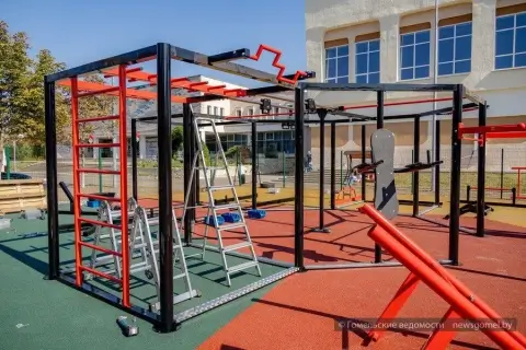 Гомель готовится к открытию новой инклюзивной детской площадки