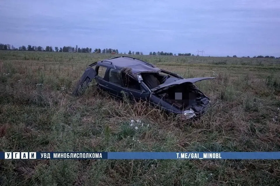 Червенском районе водитель, ранее лишенный прав, погиб в ДТП