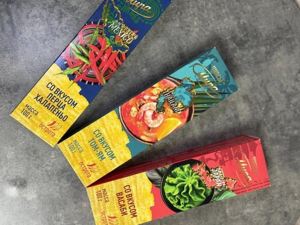 В Беларуси представили линейку экстрас острых чипсов под брендом «Мира»