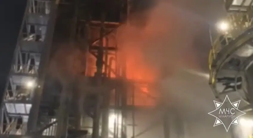 На предприятии «Нафтан» в Новополоцке произошел пожар, пострадавших нет