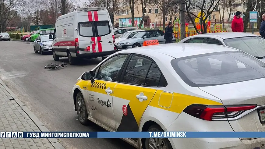В Минске во дворе сбили 11-летнего велосипедиста