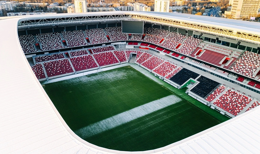 Национальный футбольный стадион в Минске вошел в шорт-лист лучших арен мира 2025 года