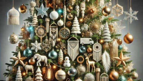 Тренды украшений на Новый год — 2026: от сказочных мотивов до винтажного ретро и световых маршрутов