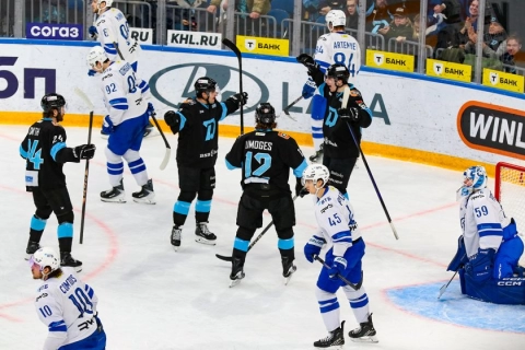 Минское «Динамо» сохраняет место в числе лидеров Западной конференции КХЛ в конце декабря