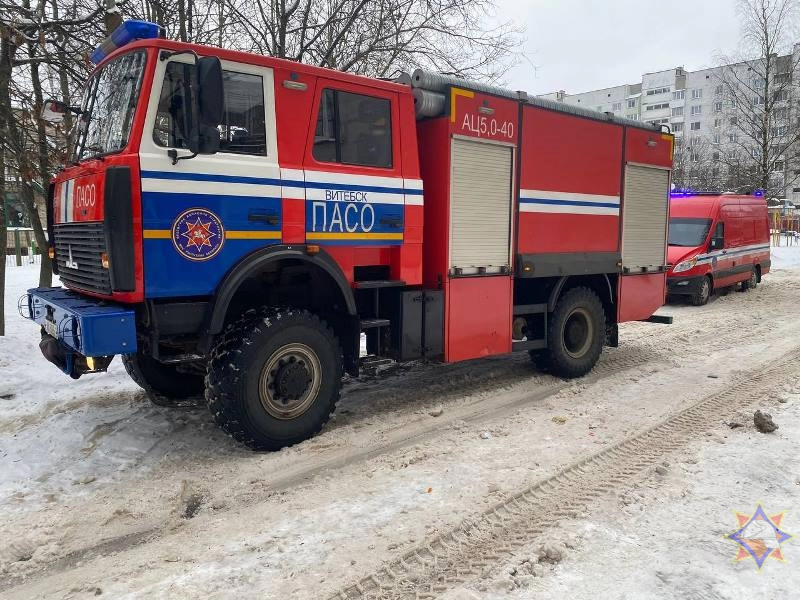 В Витебске в девятиэтажке просела межэтажная плита, спасатели эвакуировали 34 человека