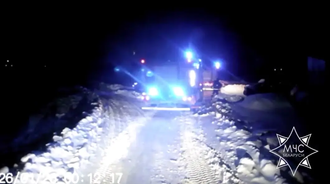 В Барановичах автономный пожарный извещатель спас двух человек при ночном возгорании