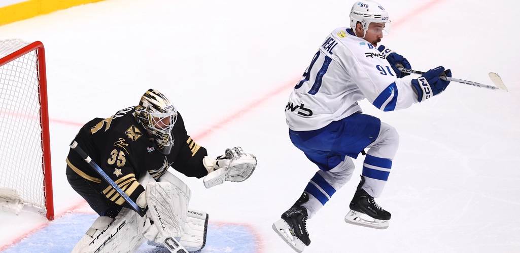 Молодой Мороз принёс «Динамо» волевую победу над «Адмиралом» в матче КХЛ