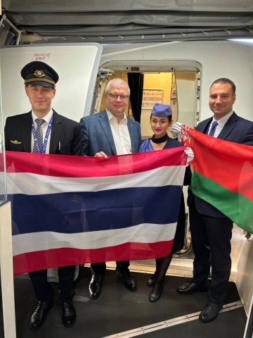Belavia выполнила первый прямой рейс из Минска на Пхукет
