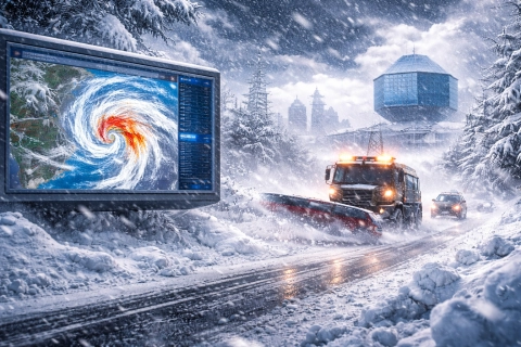 Циклон Фрэнсис-Улли надвигается на Беларусь: синоптики предупреждают о сильных снегопадах и усилении ветра