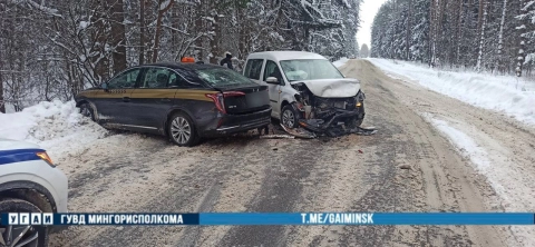 В Минске водитель выехал на встречную полосу: пассажирка госпитализирована