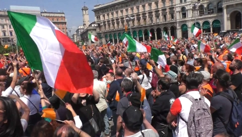 В Италии новый год начался с масштабных протестов и трудовых забастовок