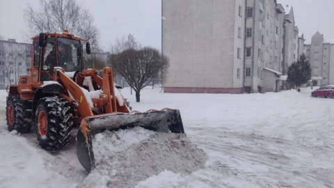 Минские коммунальные службы перешли на усиленный режим из-за снегопада
