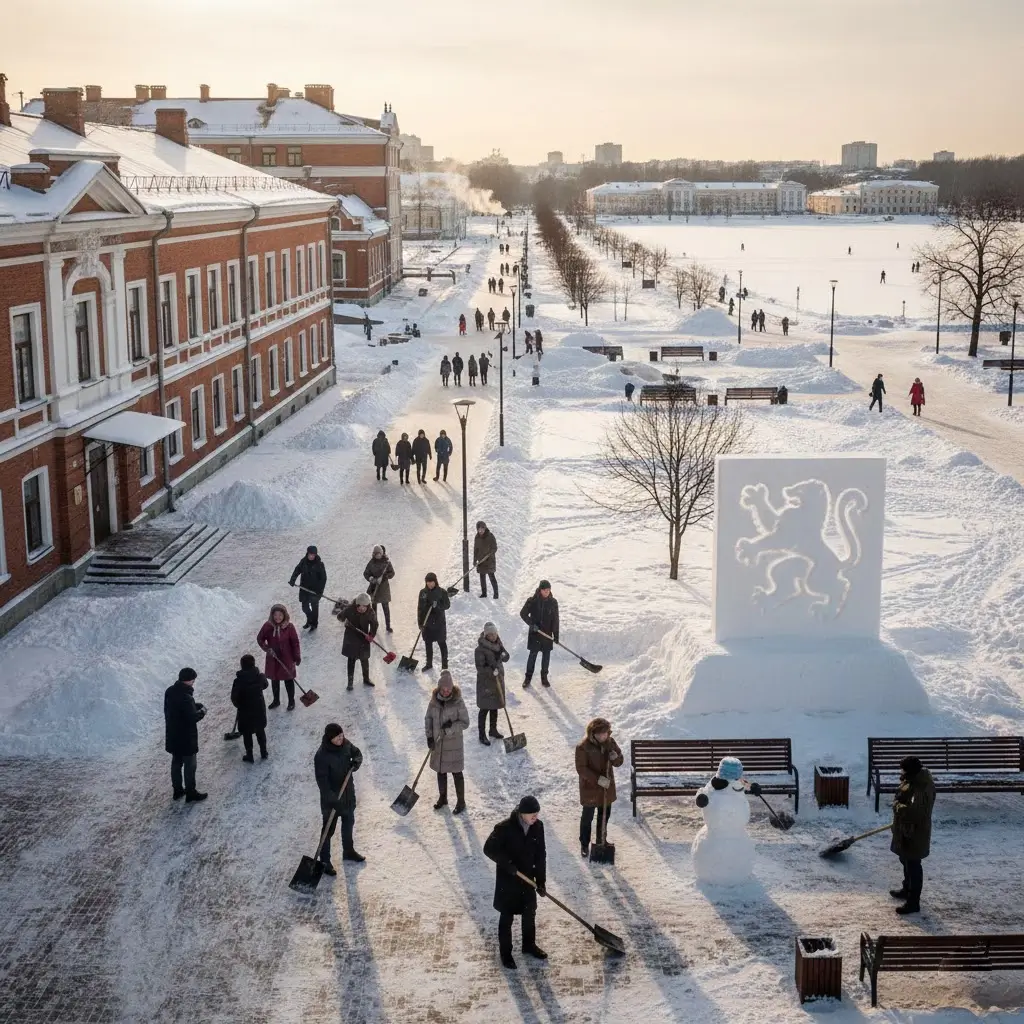 В Гомеле объявлен городской декадник по уборке снега
